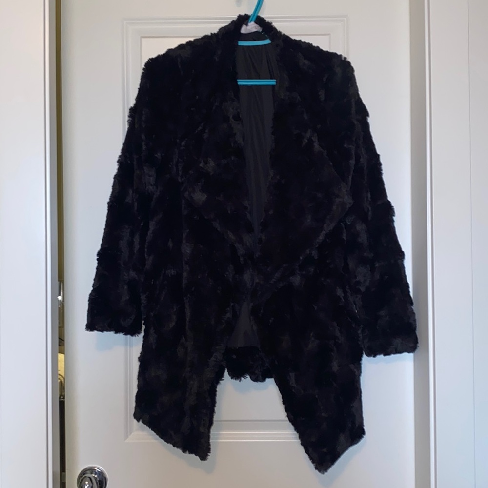 Bb Dakota black fur coat